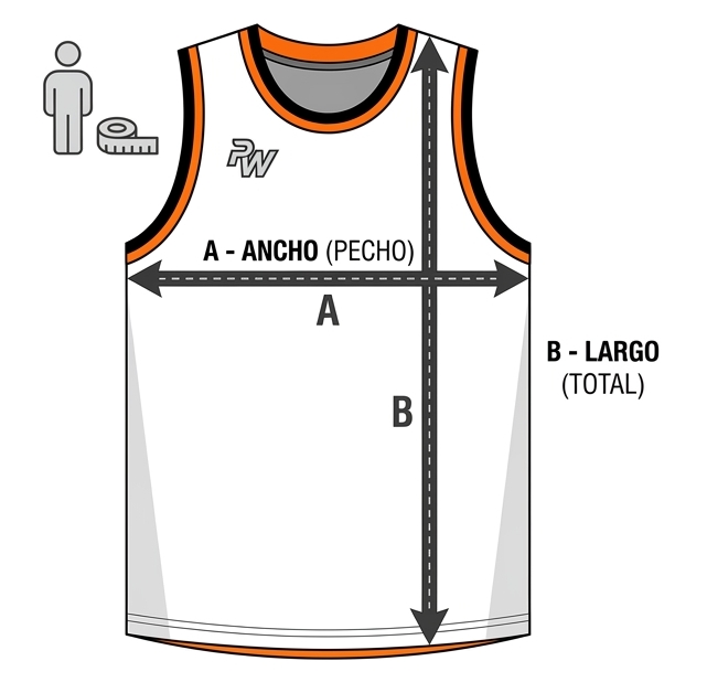 Cómo medir tu jersey